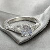 Sterling Silver Wedding Ring, with White Cubic Zirconia, Polished, Silver Finish, 01.398.0023.07