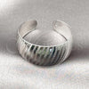 Rhodium Plated Individual Bangle, Polished, Rhodium Finish, 07.432.0001.1