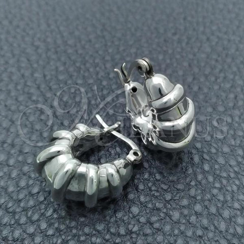 Sterling Silver Small Hoop, Polished, Silver Finish, 02.395.0034.20
