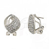 Rhodium Plated Stud Earring, with White Crystal, Polished, Rhodium Finish, 02.59.0074.1 *PROMO*
