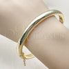 Oro Laminado Individual Bangle, Gold Filled Style Polished, Golden Finish, 07.185.0020.06