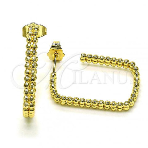 Oro Laminado Small Hoop, Gold Filled Style Polished, Golden Finish, 02.210.0757.20