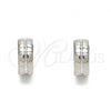 Stainless Steel Huggie Hoop, Polished, Steel Finish, 02.255.0010.10
