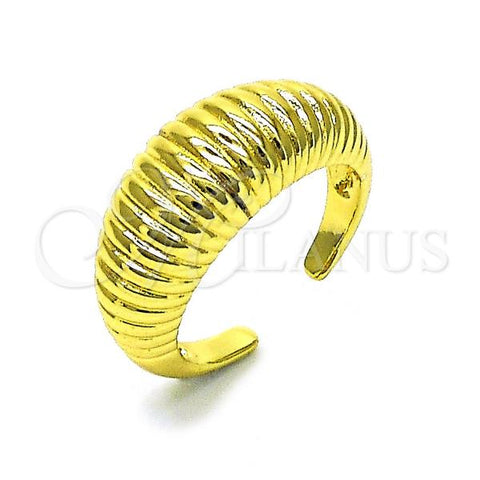 Oro Laminado Elegant Ring, Gold Filled Style Chunky Design, Polished, Golden Finish, 01.196.0025