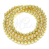 Oro Laminado Bead, Gold Filled Style Ball Design, Polished, Golden Finish, 5.234.028.05.100