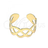 Oro Laminado Toe Ring, Gold Filled Style Polished, Golden Finish, 01.376.0003 (One size fits all)