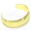 Oro Laminado Individual Bangle, Gold Filled Style Diamond Cutting Finish, Golden Finish, 5.229.012
