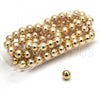 Oro Laminado Bead, Gold Filled Style Ball Design, Polished, Golden Finish, 5.234.028.12.100