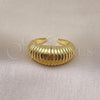 Oro Laminado Elegant Ring, Gold Filled Style Polished, Golden Finish, 01.196.0025