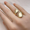 Oro Laminado Elegant Ring, Gold Filled Style Polished, Golden Finish, 01.213.0044
