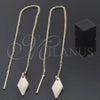 Oro Laminado Threader Earring, Gold Filled Style Golden Finish, 5.115.010