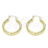 Oro Laminado Medium Hoop, Gold Filled Style Polished, Golden Finish, 02.170.0262.30