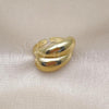 Oro Laminado Elegant Ring, Gold Filled Style Chunky Design, Polished, Golden Finish, 01.341.0147