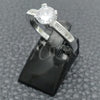 Sterling Silver Wedding Ring, with White Cubic Zirconia, Polished, Silver Finish, 01.398.0002.06