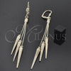 Oro Laminado Long Earring, Gold Filled Style Golden Finish, 5.070.002