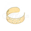 Oro Laminado Toe Ring, Gold Filled Style Polished, Golden Finish, 01.376.0004 (One size fits all)