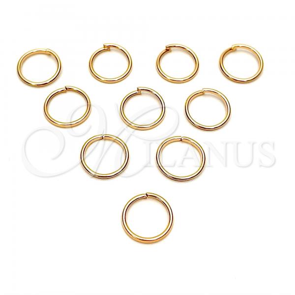 Oro Laminado Bead, Gold Filled Style, 5.234.004