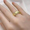 Oro Laminado Elegant Ring, Gold Filled Style Polished, Golden Finish, 01.341.0124