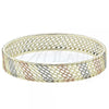 Oro Laminado Individual Bangle, Gold Filled Style Polished, Tricolor, 07.54.0004.05
