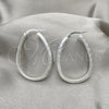 Sterling Silver Medium Hoop, Diamond Cutting Finish, Silver Finish, 02.389.0130.40