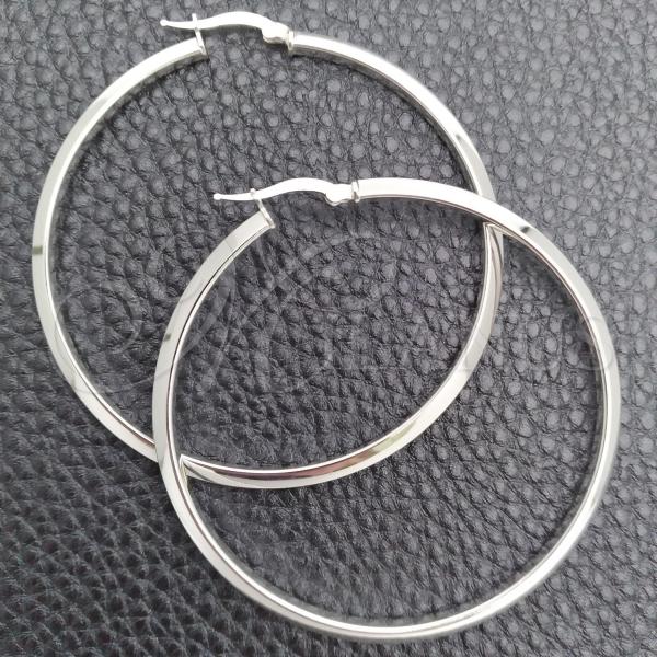 Sterling Silver Large Hoop, Polished, Silver Finish, 02.389.0096.50