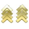 Oro Laminado Stud Earring, Gold Filled Style Polished, Golden Finish, 02.385.0044