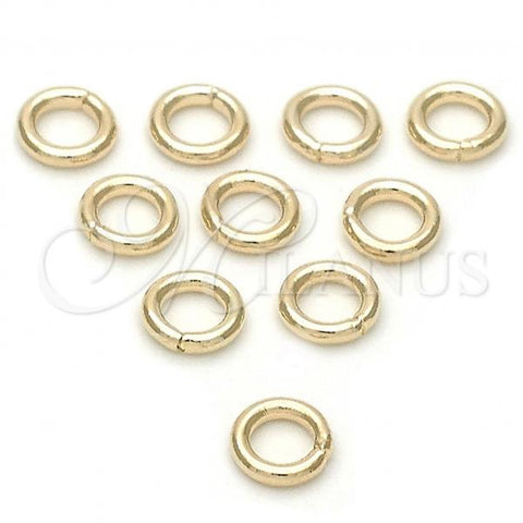 Oro Laminado Jump Ring, Gold Filled Style Polished, Golden Finish, 5.234.008