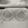 Sterling Silver Medium Hoop, Diamond Cutting Finish, Silver Finish, 02.389.0144.25