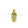 Oro Laminado Fancy Pendant, Gold Filled Style Polished, Golden Finish, 05.411.0077