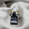 Stainless Steel Mens Ring, with White Cubic Zirconia, Polished, Steel Finish, 01.63.0593.09