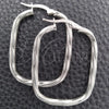 Sterling Silver Medium Hoop, Diamond Cutting Finish, Silver Finish, 02.389.0155.30