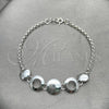 Sterling Silver Fancy Bracelet, Ball Design, Polished, Silver Finish, 03.399.0001.07