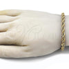 Stainless Steel Basic Bracelet, Rope Design, Polished, Golden Finish, 03.278.0012.1.09