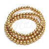 Oro Laminado Bead, Gold Filled Style Ball Design, Polished, Golden Finish, 5.234.028.06.100