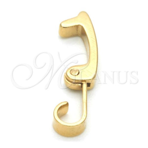 Oro Laminado Lock, Gold Filled Style Polished, Golden Finish, 5.234.017