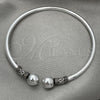 Sterling Silver Individual Bangle, Polished, Silver Finish, 07.395.0003.05