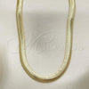 Oro Laminado Basic Necklace, Gold Filled Style Rat Tail Design, Polished, Golden Finish, 04.213.0065.18