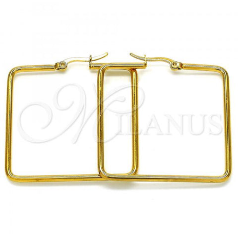 Stainless Steel Medium Hoop, Polished, Golden Finish, 02.356.0002.1.40