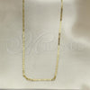 Oro Laminado Basic Necklace, Gold Filled Style Mariner Design, Polished, Golden Finish, 04.99.0014.18
