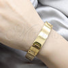 Stainless Steel Solid Bracelet, Polished, Golden Finish, 03.63.22954.08