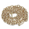 Oro Laminado Basic Necklace, Gold Filled Style Polished, Golden Finish, 04.331.0003.36