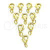 Oro Laminado Lock, Gold Filled Style Polished, Golden Finish, 08.63.0012.10