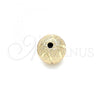 Oro Laminado Bead, Gold Filled Style Ball Design, Matte Finish, Golden Finish, 5.234.030.10.100