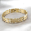 Stainless Steel Solid Bracelet, Polished, Golden Finish, 03.63.22955.08