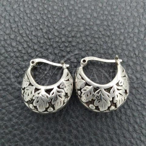 Sterling Silver Small Hoop, Polished, Silver Finish, 02.395.0008.20