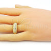 Oro Laminado Elegant Ring, Gold Filled Style Polished, Golden Finish, 01.196.0025