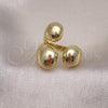 Oro Laminado Elegant Ring, Gold Filled Style Polished, Golden Finish, 01.213.0050