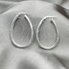 Sterling Silver Medium Hoop, Polished, Silver Finish, 02.389.0125.40