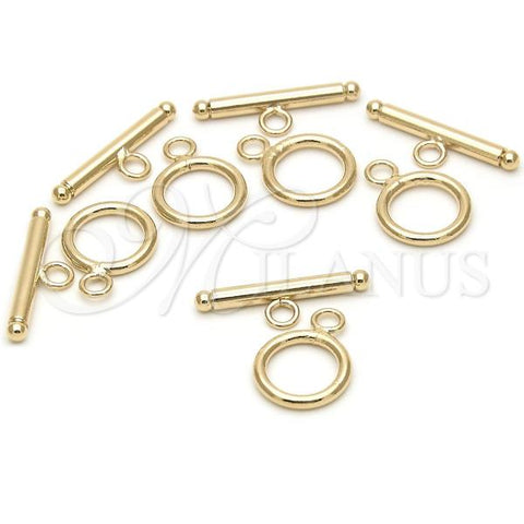 Oro Laminado Lock, Gold Filled Style Polished, Golden Finish, 12.63.0012