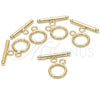 Oro Laminado Lock, Gold Filled Style Polished, Golden Finish, 12.63.0012